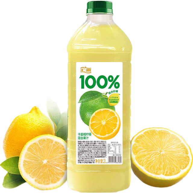 ��Դ 100%�������ʻ�Ϲ�֭ ��Ͱ���� 2000ml*1ƿ ����������������� 107.55Ԫ(��21.51Ԫ/��)