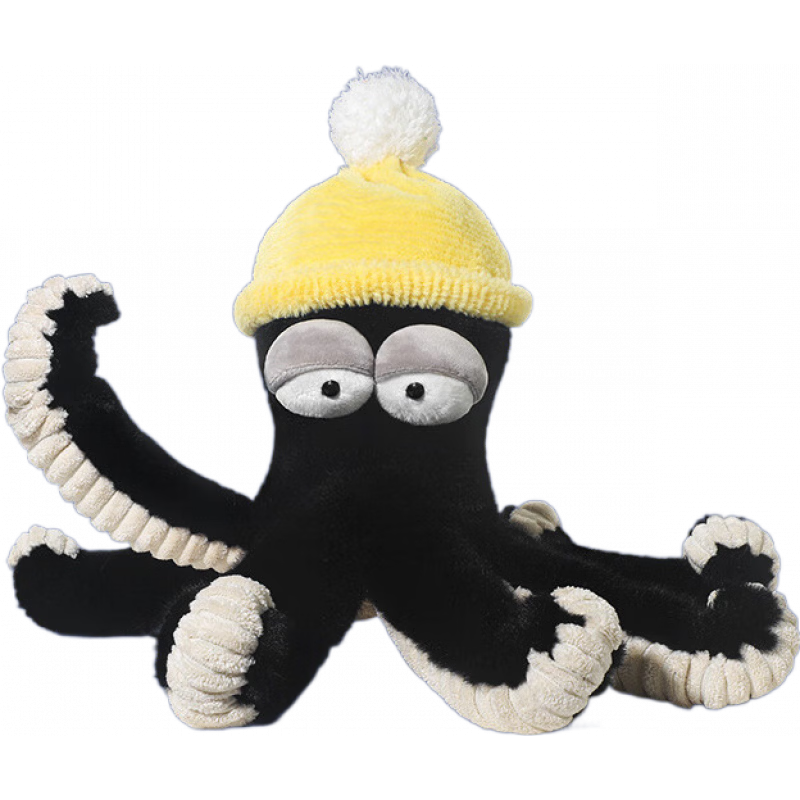 捉趣（ZHUOQU）章魚佐伊毛絨玩具呆萌公仔女生睡覺抱枕玩偶可愛娃娃生日禮物 普通包裝 章魚佐伊(約45*39CM)