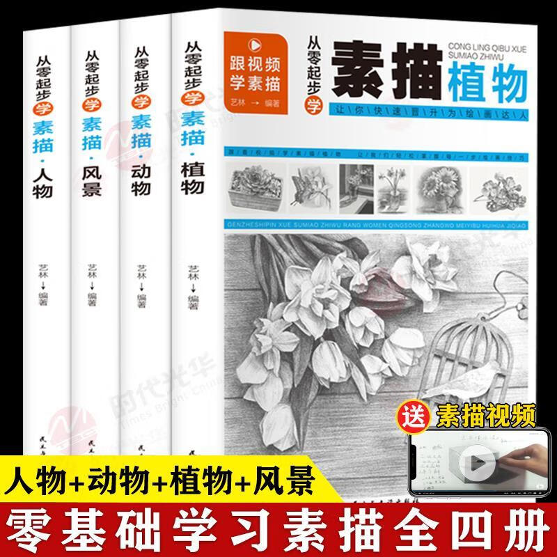 从零起步学素描零基础教程从入门到精通 植