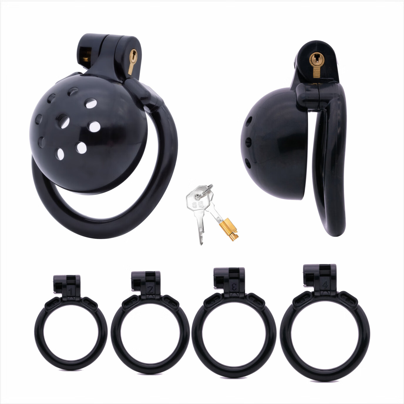 其他家锅盖贞操锁男用cb锁负数锁带导尿管外出佩戴伪娘锁主奴调教