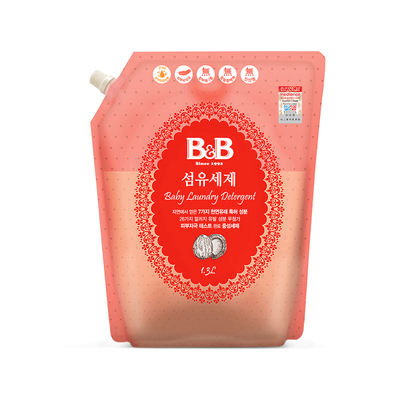 ������B&B������Ӥ��ϴ��Һ����ר�����������ϴ��Һ�º�ֲ�͡�2.6���װ��    43.5Ԫ