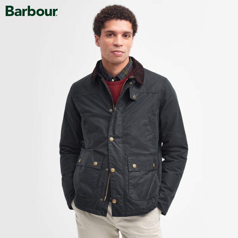 Barbour Reelin男士油蜡夹克 鼠尾草绿 xx68 S