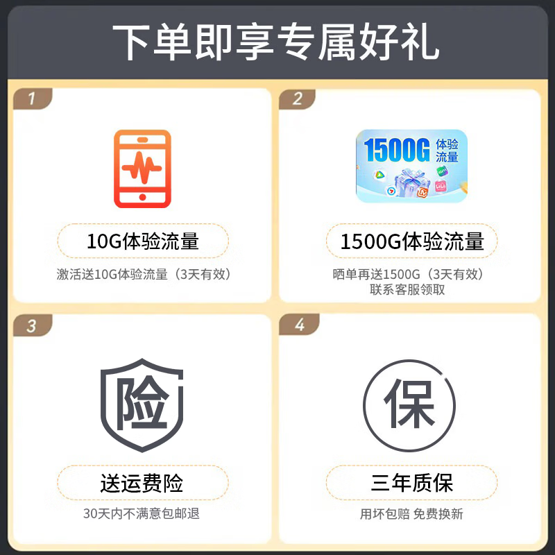 中兴【热销榜NO.1】U10LS随身wifi6免插卡无线高速支持2025款5G/4G设备便携路由器无限制移动联通电信 顶配款【升级3000毫安】续航WiFi6-黑色 中兴官方送1500G-不限速不虚标