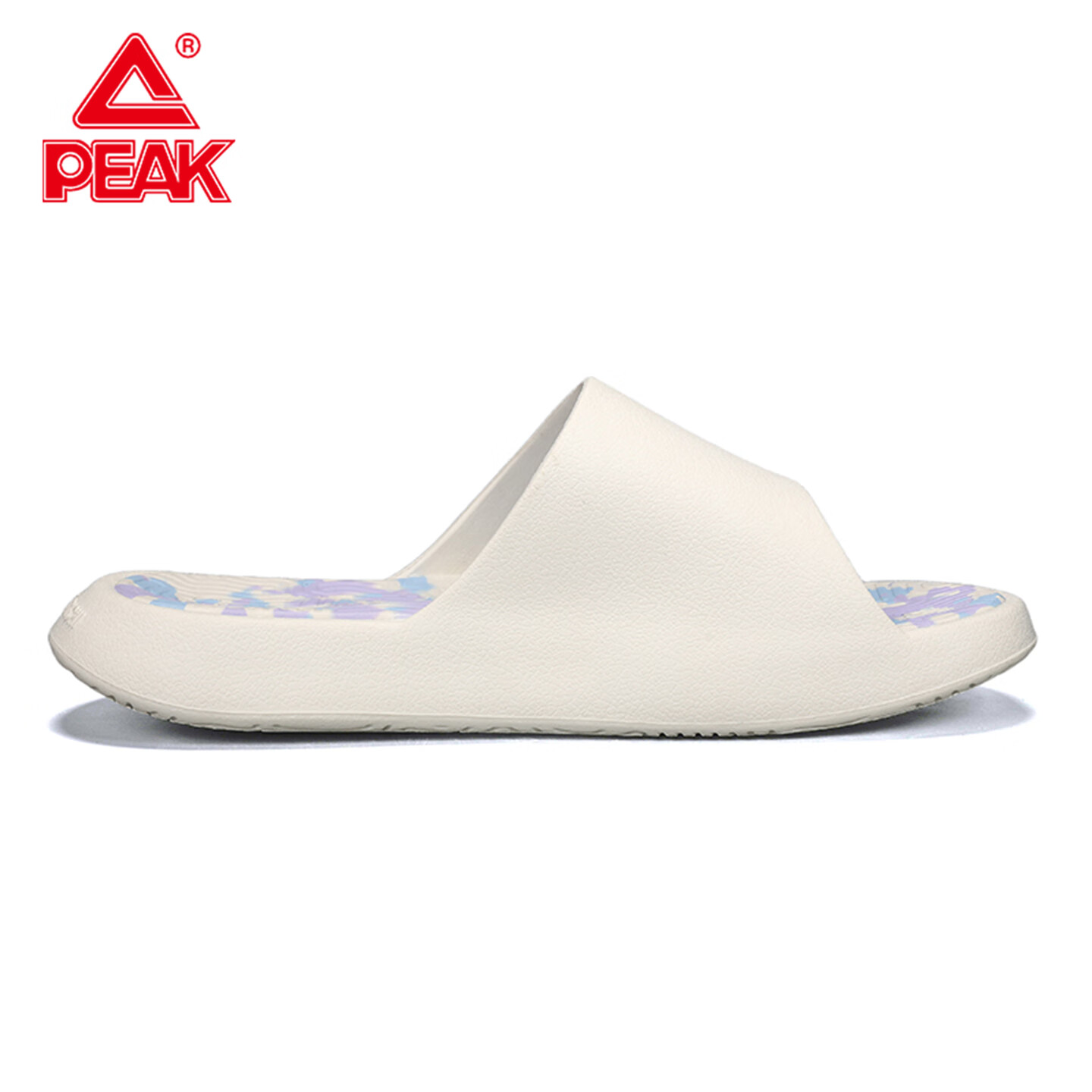 匹克态极拖鞋男鞋夏季外穿运动拖鞋篮球防滑凉拖女款户外沙滩鞋涉水鞋 帆布白色/蓝（女款） 40