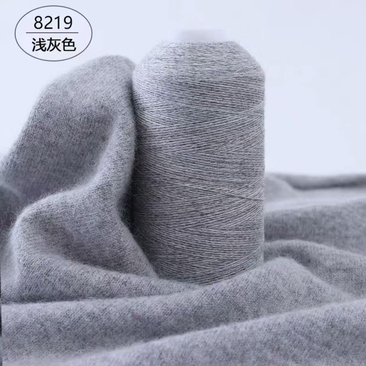 三利上海三利羊绒线正品100%特级羊绒26/2细羊绒 手工diy编织围巾线 38浅灰色 二两价格【买一送一】 100克 正品三利羊绒 买一两送一两到手二两