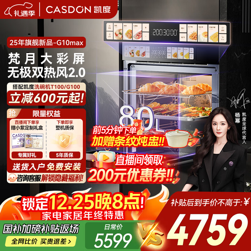 ���ȣ�CASDON������������ | �������˫�ȷ�Ƕ��ʽ������һ��� ����ը��4��1���ô����� 16.3Ӣ����� G10Pro ��80L�������G10MAX���ʺ�5-8�˼�ͥ�� 4570Ԫ