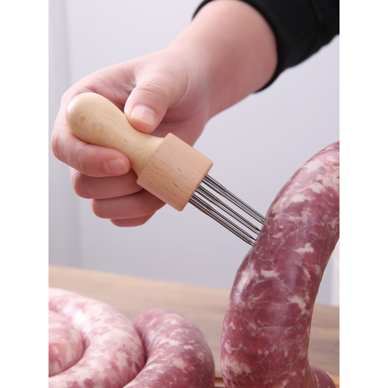超市同款胖东品质腊肠灌香肠专用排气细针家用灌装香肠代购 超细8针款(1个)