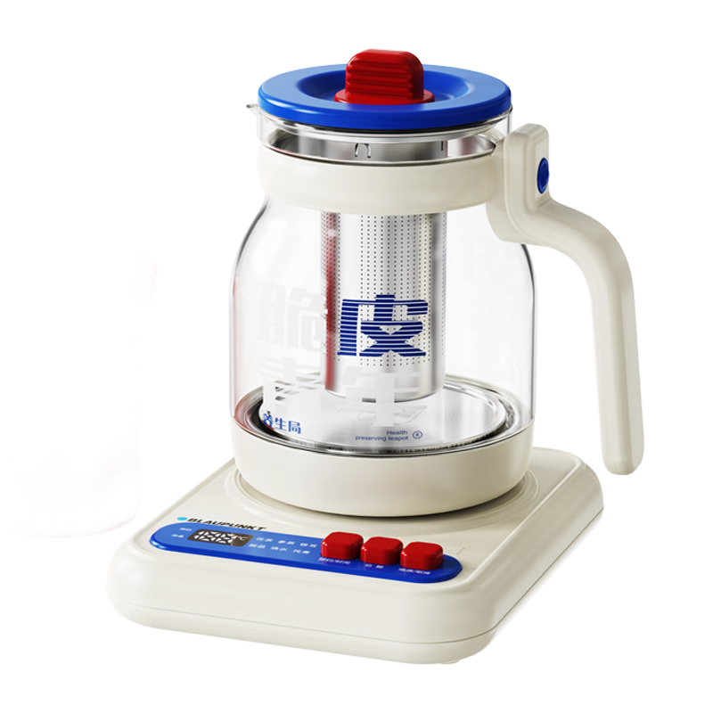 蓝宝（BLAUPUNKT）ok泡养生壶煮茶壶恒温水壶烧水壶柔音保温一体迷你办公室家用花茶壶炖煮壶小气泡防糊防溢脆皮青年
