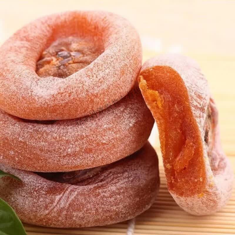 深生都特件5斤独立包装柿饼广西特级柿子干吊饼糖心非陕西富平柿子饼 精选圆饼半斤