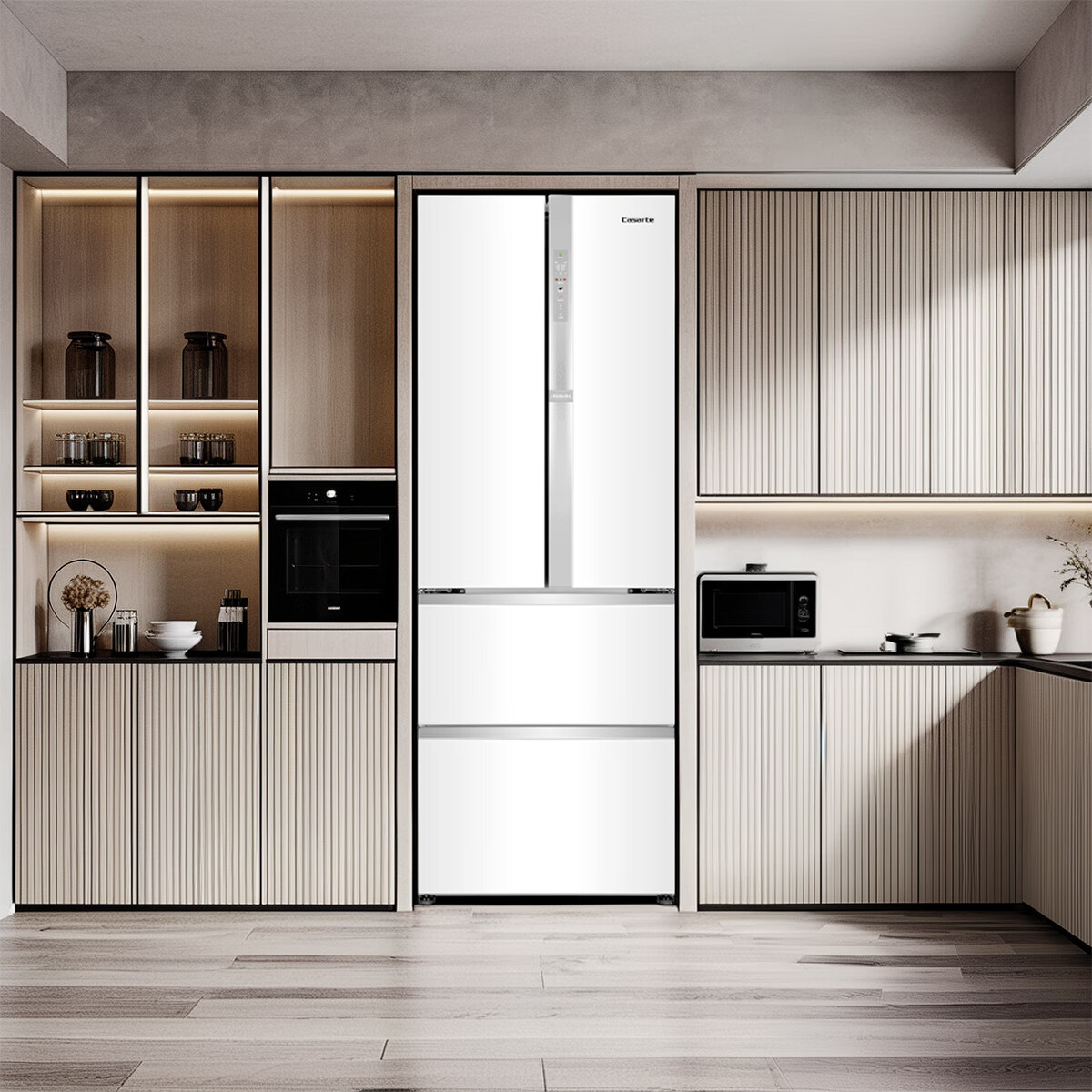 卡萨帝（Casarte）【星悦】533升零嵌入式法式四开门双系统家用【国家补贴20%】冰箱BCD-533WGCFDM4WKU1