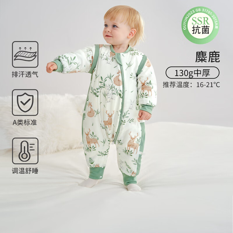 ŷ�У�OUYUN��Ӥ����������˯����2024�¿���߱���ͯ����˯��ȫ���ļ�ͨ�ö��� ��¹������ޡ� ��80�롿�Ƽ�����55-80cm