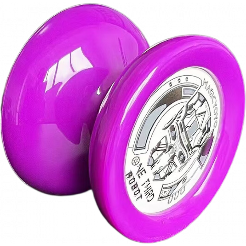 克雷格溜溜球yoyo悠悠球比賽專用火力少年王職業(yè)合金兒童 小學(xué)生專用自動(dòng)回旋塑膠紫6繩