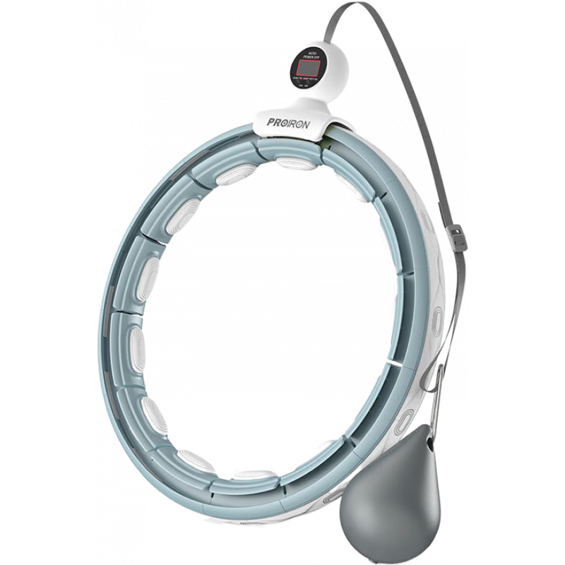 PROIRON/普力艾智能呼啦圈收腹美腰神器男女瘦肚子健身燃脂 暴汗_靜音升級(jí)_久甩不掉_云山藍(lán)