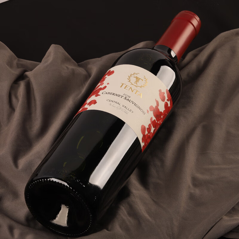 天帕（TENPA）智利中央山谷原瓶进口 赤霞珠干红葡萄酒品种级红酒 750ml13.5度 整箱6支
