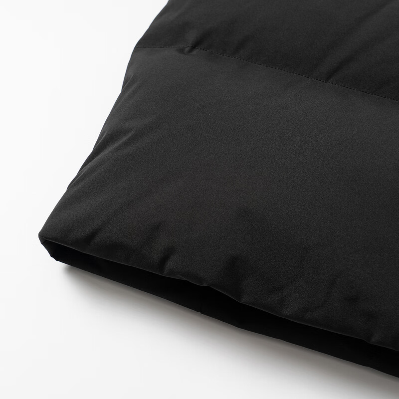 雪中飞秋冬新款时尚休闲舒适廓形男士“H”版型印花立领连帽羽绒服男 黑色|8056 L /175/96A