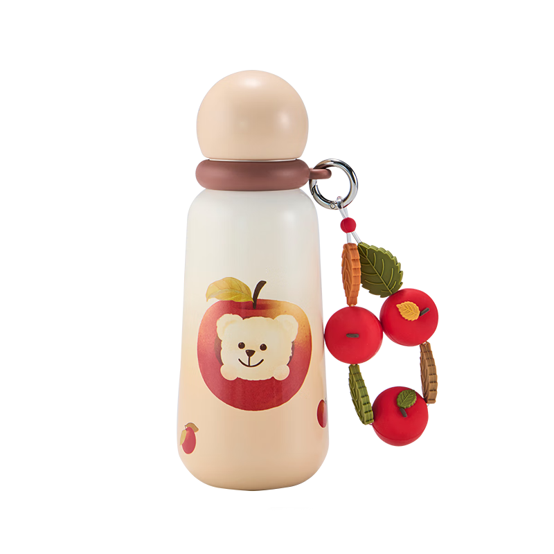 星巴克（Starbucks）派对甜心系列保温杯(配挂链)380ml不锈钢水杯学生男女士圣诞礼物