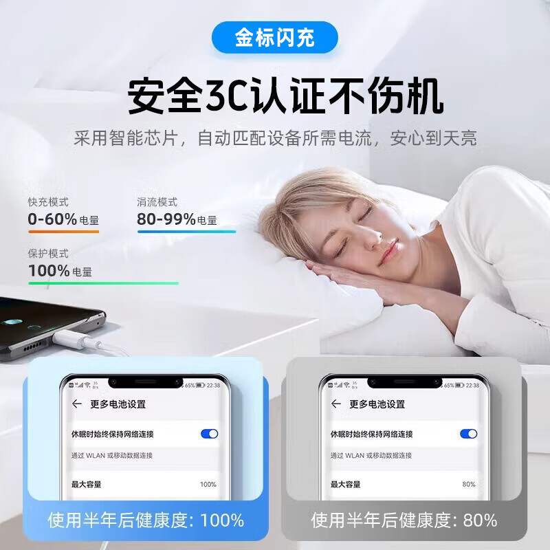 时途【精选百货】适用小米12充电器原xiaomi12pro/X手机闪充电头线金标套装67W/120瓦光速秒充插头加长 【套装】67头+1.5米线