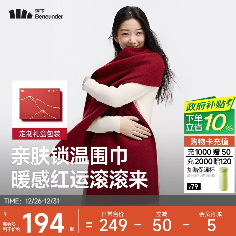 ���£�beneunder��Χ��Ů��������Ԫ������ŮʿΧ������ëů�������׷���ů��к� 161.1Ԫ