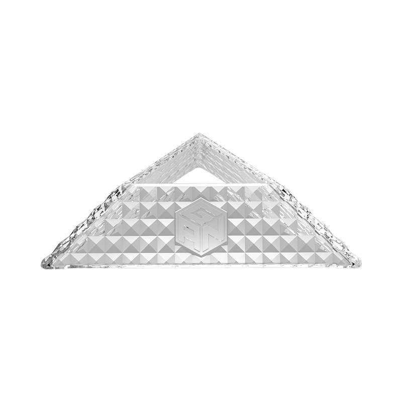 GAN魔方展示架三角透明支架底座二三四階異形斜轉(zhuǎn)五魔方玩具 透明