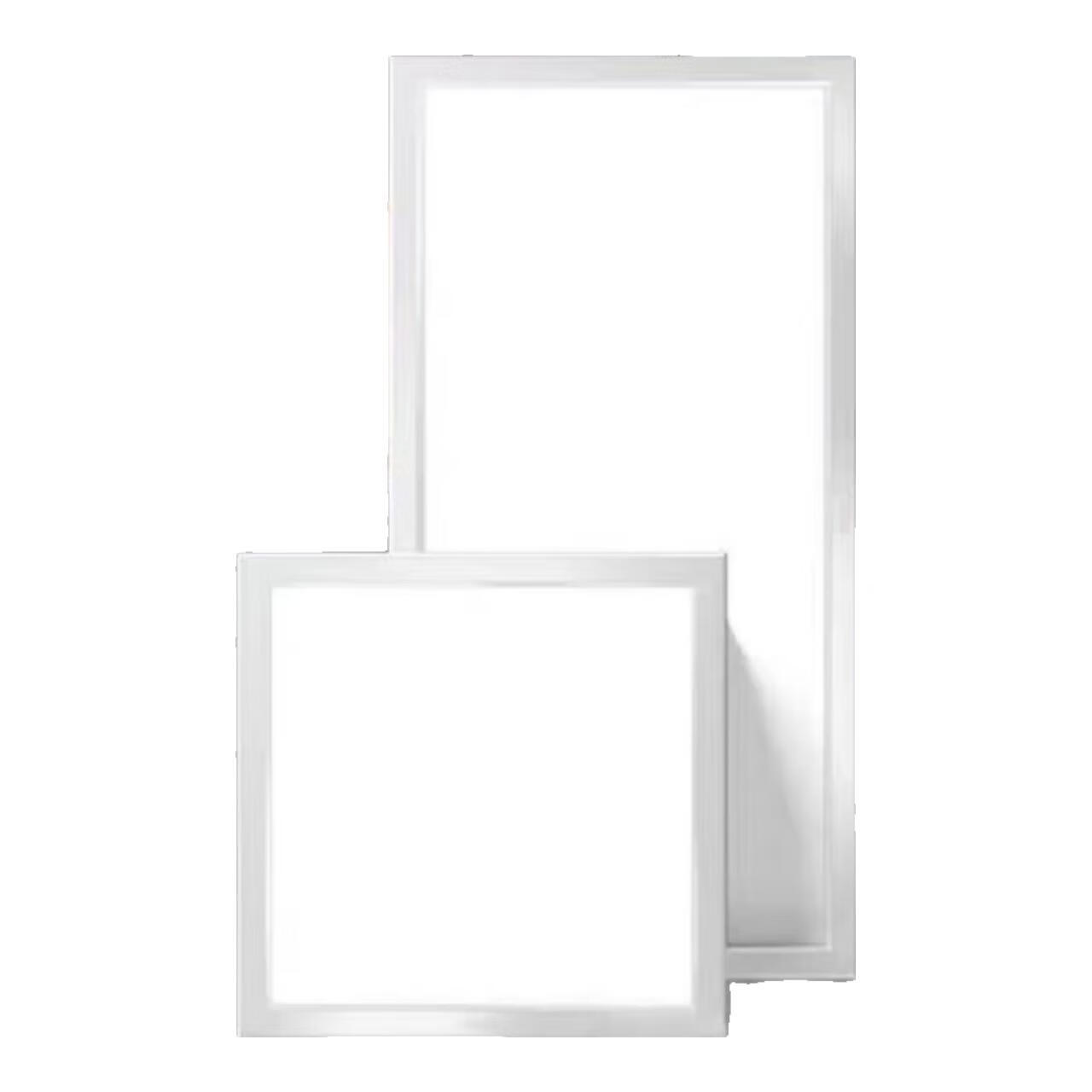 公牛BULL吸顶灯 LED300×600平板灯金属边框24W色温5700K厨房灯卫浴灯 24W 14㎡内适用 1870lm P32白色边框300*600mm