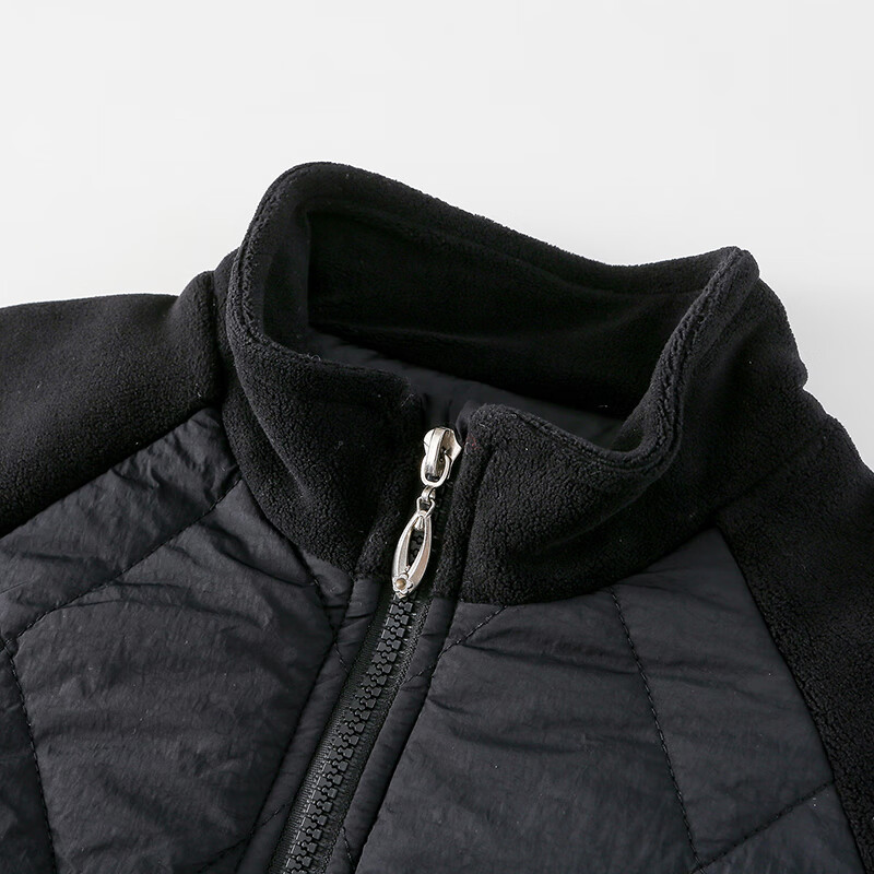 棉花堂（cottontown）棉花堂童装男童外套夹棉秋冬款新款中大童冬季加棉夹克衫保暖冬装 黑色 90 90/52