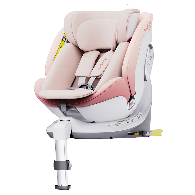 reebaby瑞貝樂啟睿pro通風(fēng)版兒童安全座椅0-12嬰兒車載360度全齡i-Size/E1認(rèn)證