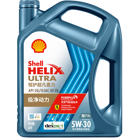 ���ƣ�Shell���㻤����ϲ����ϵȫ�ϳɻ���5w-30(5w30)API SQ GF-7A 4L�������� 398Ԫ