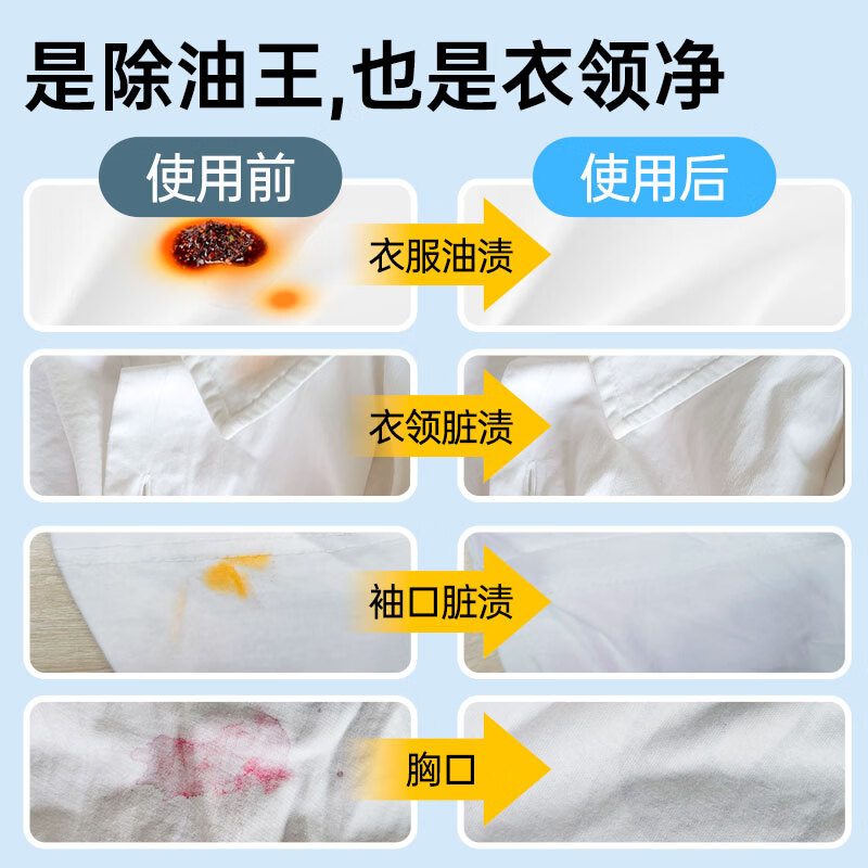 净狮(CLEALION)衣用油渍克星油污克星预洗型强力去油去果渍除油渍去污神器清洁剂 3瓶 (200ml*3瓶)