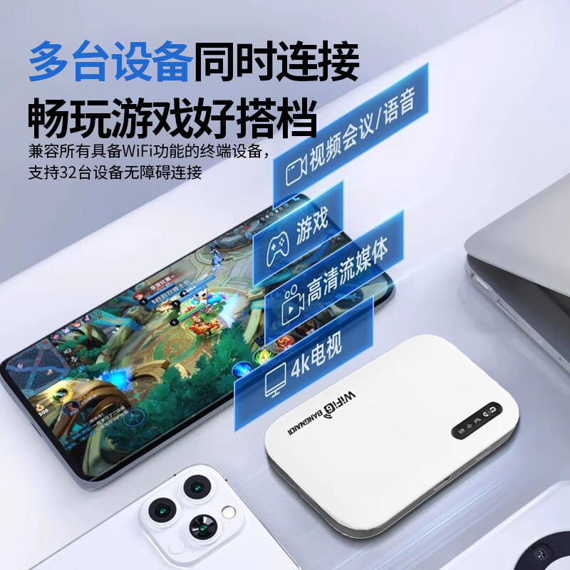 小米(MI)优选2025款移动随身5G无线网络无限流量千兆穿墙王无线路由器 5GWiFi6【巅峰版】提速999%