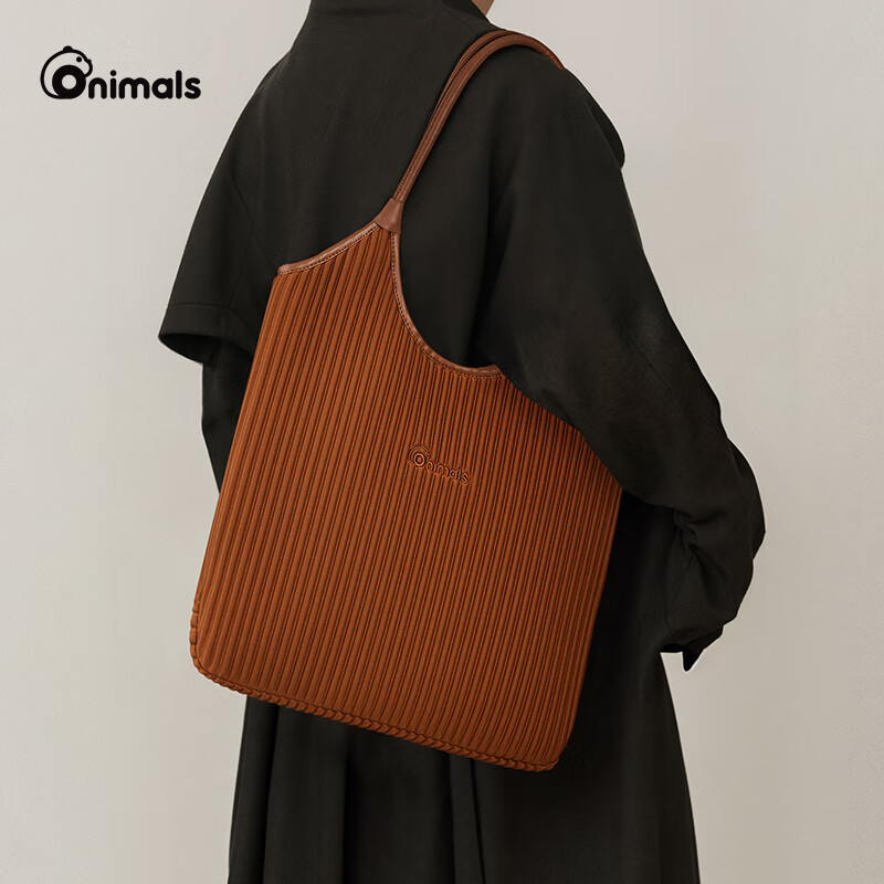 ONIMALS大容量托特包包女2025新款单肩手提包上班通勤轻便电脑包 奶油白