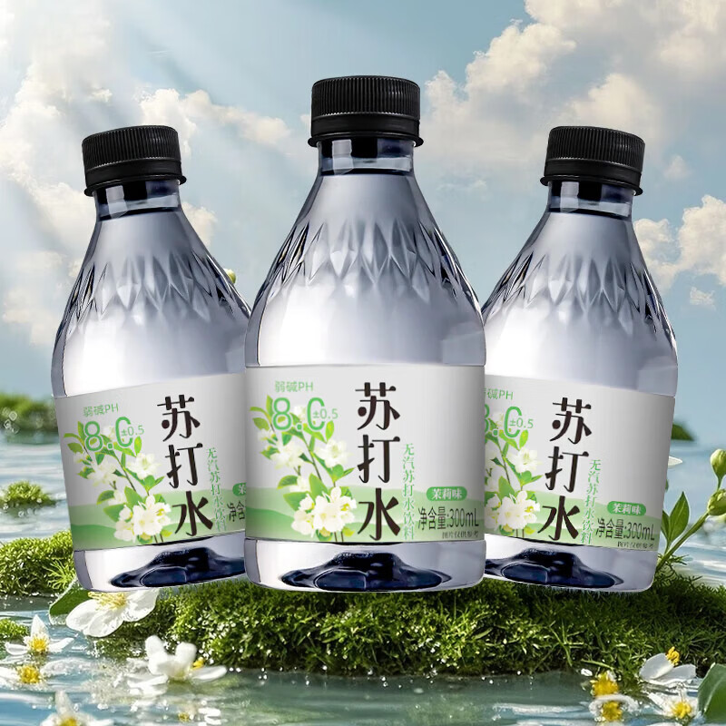 �մ�ˮ ����ζ ���� 300ml ���� 12ƿ 0֬0�� �����Կ�Ȫˮ 6.99Ԫ����0.58Ԫ/ƿ��