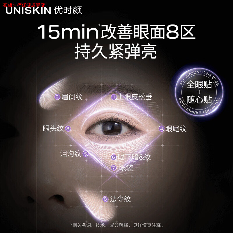 第4代微笑眼霜乳霜眼膜套装日常护理 38g