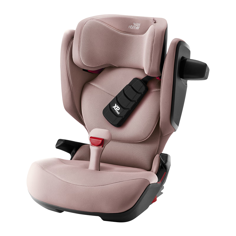 宝得适（BRITAX）汽车儿童安全座椅3.5-12岁isofix硬接口车载德国原装凯迪骑士isiz 凯迪pro style薄雾粉