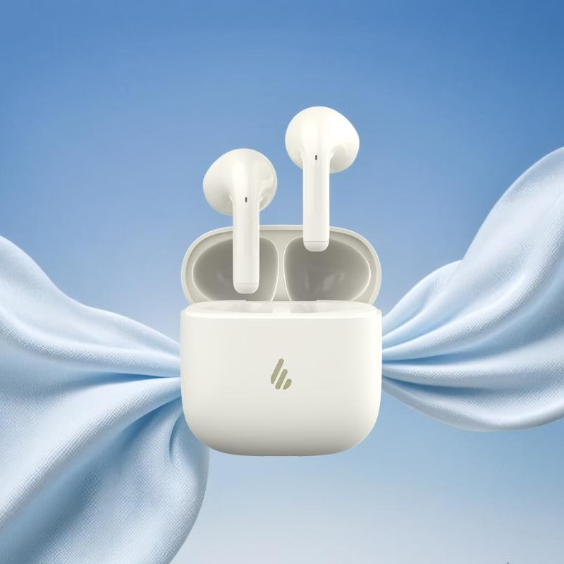 漫步者【顺丰】EchoAir真无线蓝牙6.0耳机半入耳式降噪超长久续航同声传译适用华为小米OPPO苹果手机耳机 【定位防丢失+同声传译】Echo Air云絮白