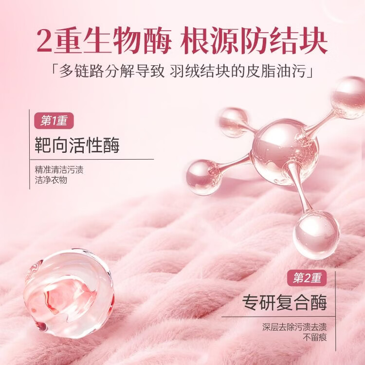 亮妈妈羽绒服专用清洁剂羽绒服清洗剂清洁蓬松洗衣液去油污渍神器 1瓶【不结块 巨蓬松】