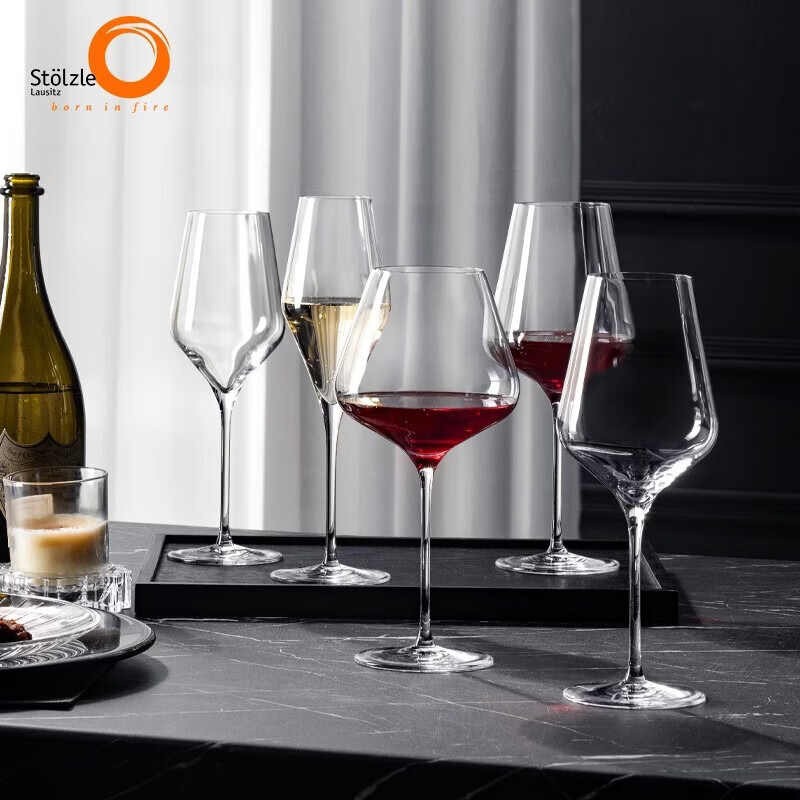 索雅特stolzle水晶红酒杯德国进口勃艮第套装家用轻奢高级感高脚杯一对 超凡白葡萄酒杯2只装 404ml