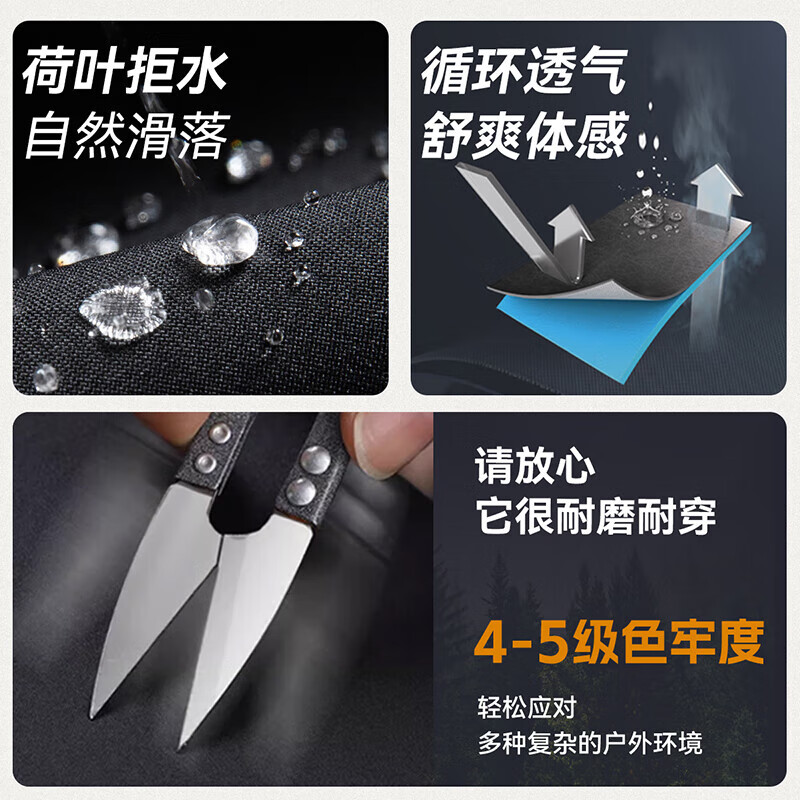 【鹦鹉梨专属】|鹅绒羽绒服情侣款三合一户外保暖外套三防 星耀黑 L (175) 125-145斤