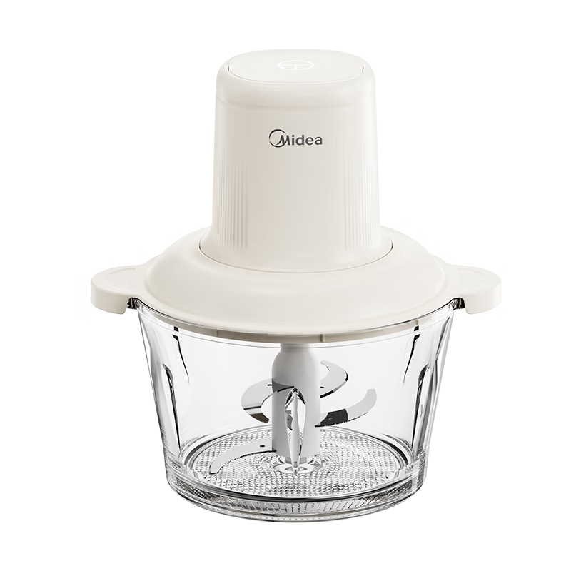 美的（Midea）绞肉机家用绞馅机 碎肉机 电动多功能料理搅拌机饺子肉馅辅食机 蒜蓉机 搅肉机 MJ-JC001 2L