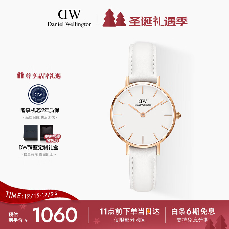 丹尼尔惠灵顿（DanielWellington）DW女士手表欧美时尚腕表手表女28mm七夕礼物送女友DW00100249