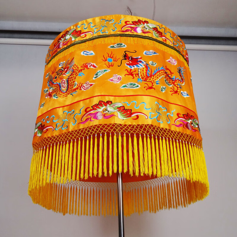 幡盖幢幡宝盖华盖伞刺绣黄龙伞幢幡宝盖佛顶伞双龙宝盖伞定制 直径60