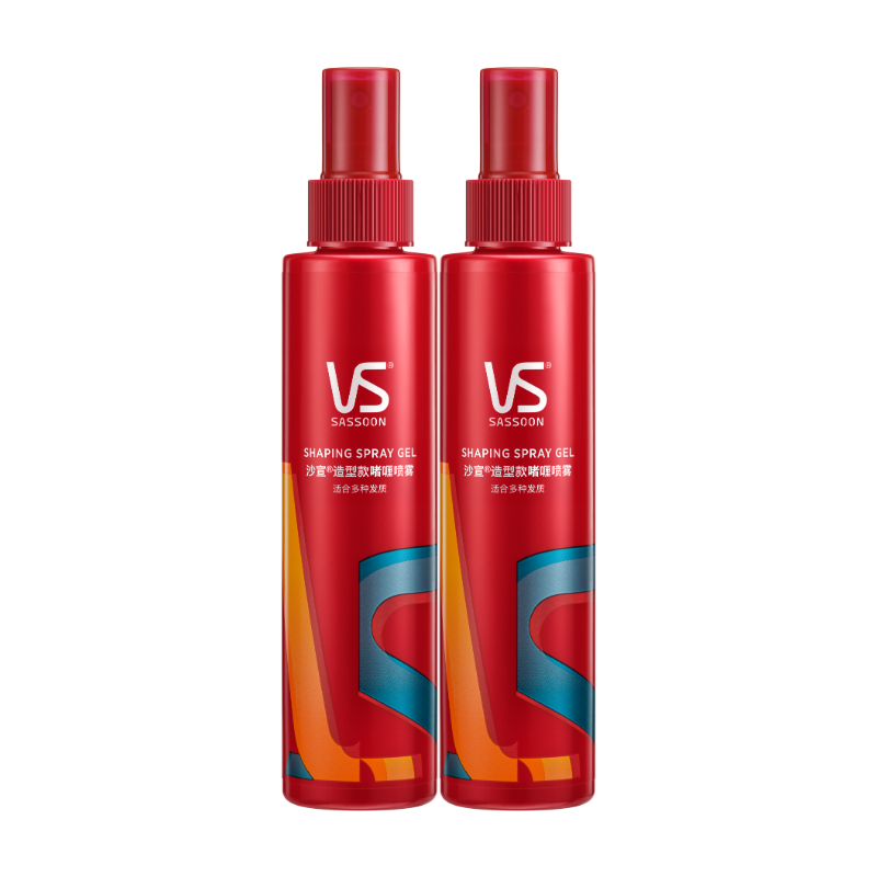 沙宣造型款啫喱噴霧套裝150ml*2保濕啫喱水碎發(fā)造型清爽蓬松定型男女