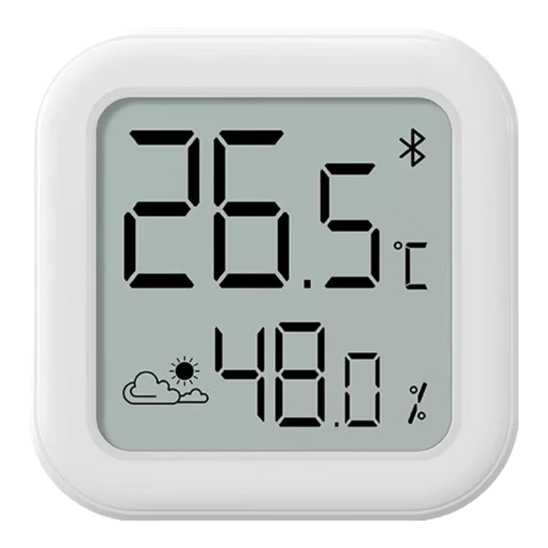 电子温湿度计小米米家同款笑脸显示天气高精准家用婴儿房温度表湿度表壁挂式干湿显示湿度计 蓝牙温湿度计|迷你便携|蓝牙升级款