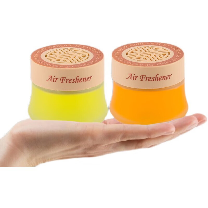 其他汽车香薰摆件车载香水室内香薰清新剂持久留香固体香膏 味道随机