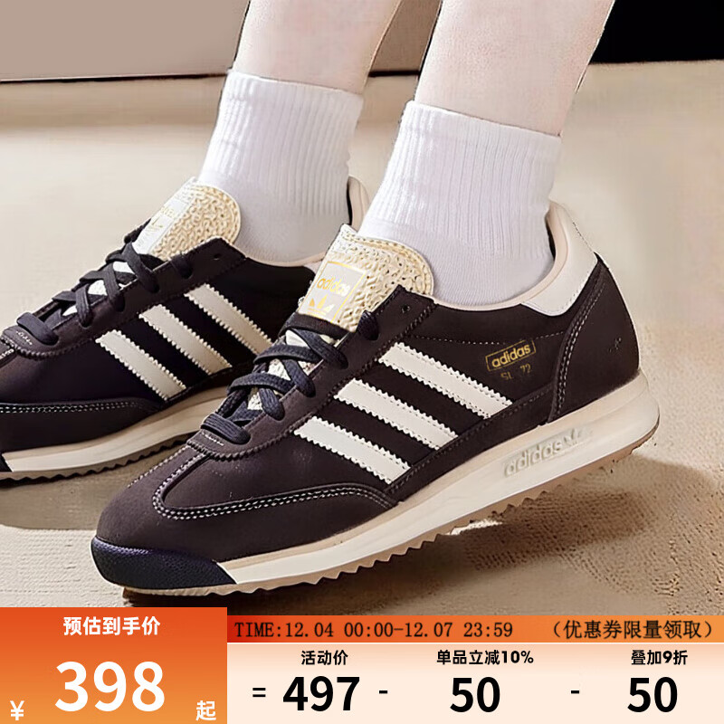 ADIDAS【滔搏运动】三叶草男女鞋SL 72 RS复古运动训练跑步鞋KK3642 KK3642 40