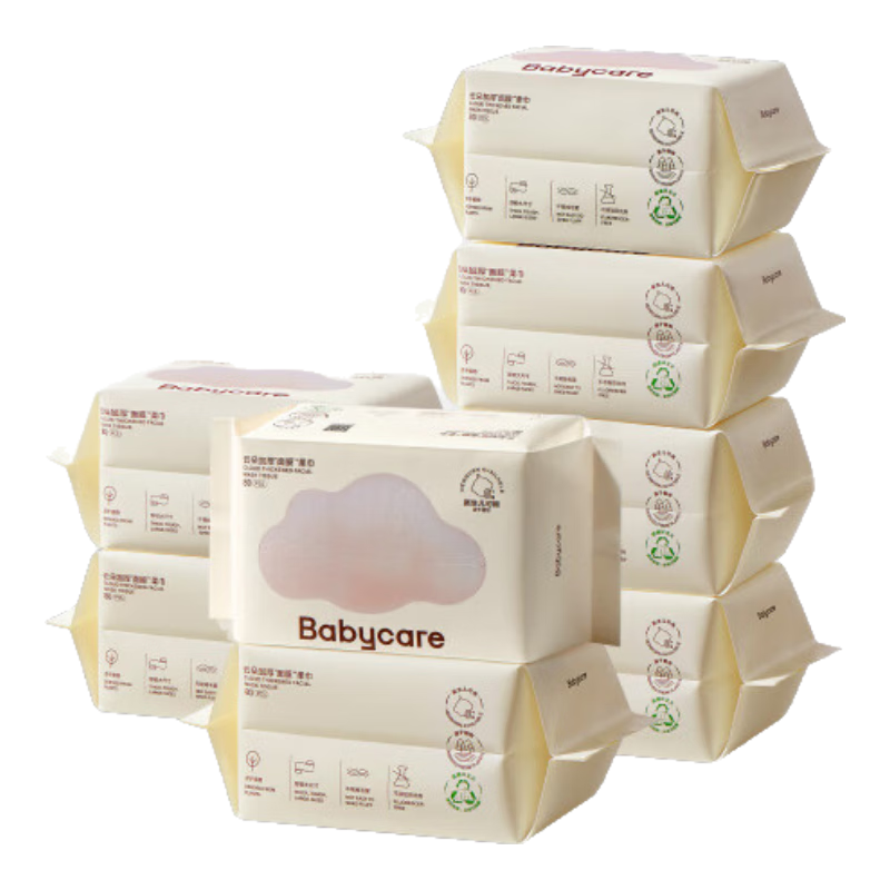 ���ڲ�����babycare�����Ӥ��������ʪ����һ����ϴ��������Ӵ�Ӻ�С�ܽ���Ĥ��� 80��*8��������װ�� 45.7Ԫ