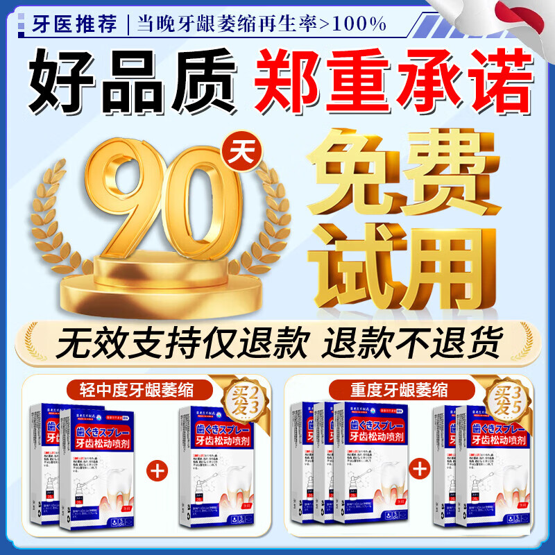 岩井昃弘牙膏护龈固齿牙龈萎缩修复再生专用喷剂牙根外露牙周炎固齿凝胶 单盒装喷剂 牙膏金榜第一重度牙齿松动进口