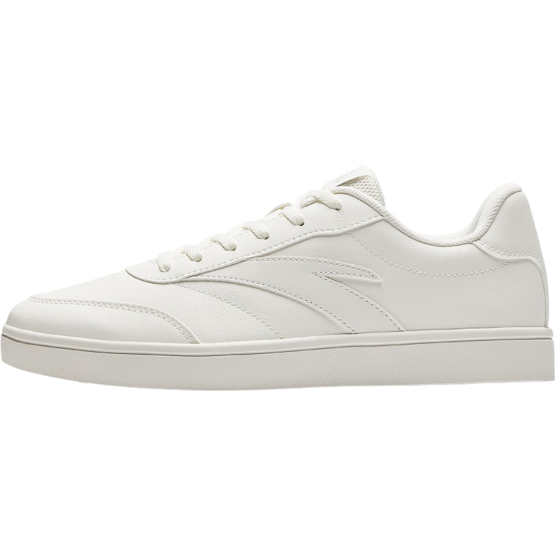 安踏板鞋男鞋夏季輕便薄底運(yùn)動(dòng)鞋潮流百搭軟底學(xué)生小白鞋男士休閑鞋子 【潮流輕便】象牙白/麥喬灰-1 44 (270mm)