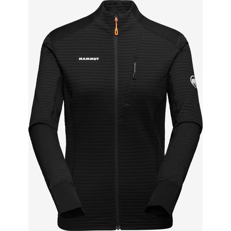 猛犸象（MAMMUT）女士抓绒衣Taiss Light保暖透气防风户外夹克长袖常规功能外套 Black XS