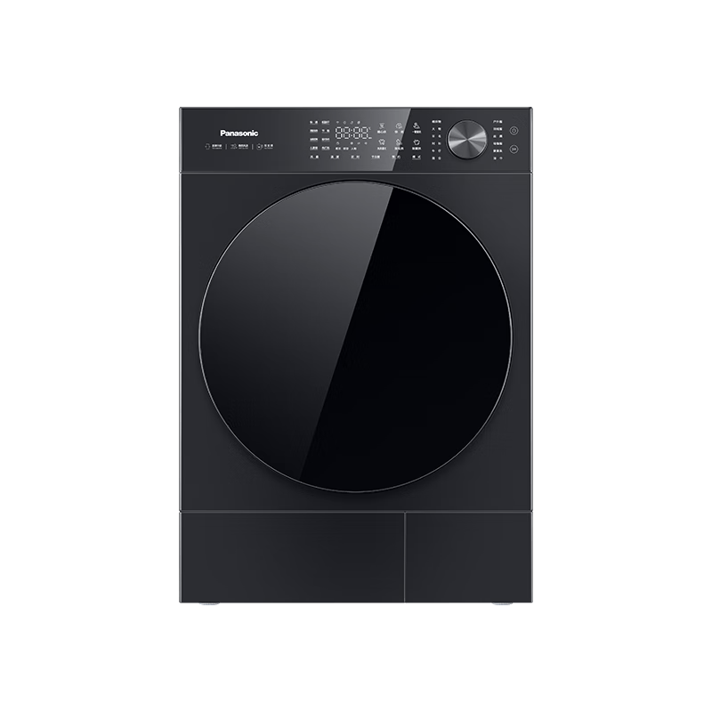 松下（Panasonic）【价保618】白月光5.0Ultra热泵烘干机黑色 10KG 家用变频干衣机烘护不伤衣 专业除毛烘 NH-82PR1