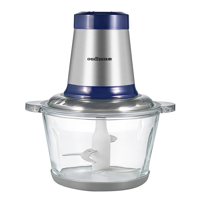欧点电动绞肉机绞馅机切碎机切菜机多功能料理机婴儿辅食搅拌机破碎机打蒜器 容量2.0L
